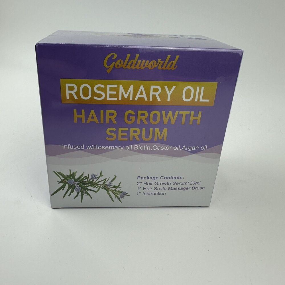 Rosemary Oil for Hair Growth,2‎ Pack Hair Growth Serum Products w/Scalp Massager